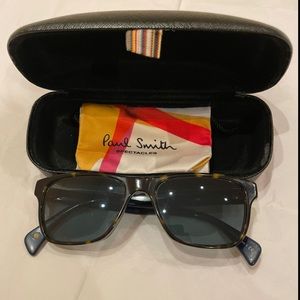 Paul Smith Black Tortoise Sunglasses with Case